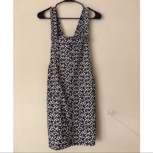 Flowery overall dress